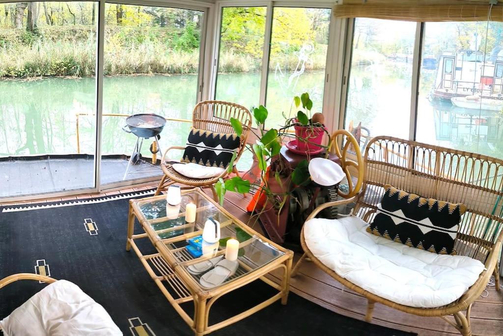 Gardouch Insolite Peniche Amazonie Canal Du Midi מראה חיצוני תמונה